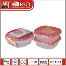 Пластиковый микроволновой продовольствия контейнер Box (2шт) 0,67 Л